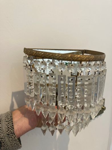 Vintage Wall Light - Crystal