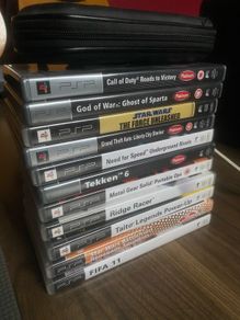PSP street E1000 with charger and games
