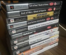 PSP street E1000 with charger and games