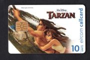 1999 Ireland 10 unit Tarzan and Jane (Axalto/Gemalto (Gemplus) AX01 ship) Call Card Used. Telecom Eireann card number 1259