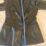 Zara Blazer Style Jacket Small Faux Leather Women's Image 8