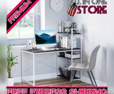 MASSIVE SALE Computer Workstation Metal Frame-White/ Black (FREE SHIPPING)