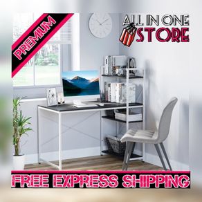 MASSIVE SALE Computer Workstation Metal Frame-White/ Black (FREE SHIPPING)
