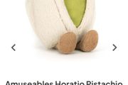 New JELLYCAT Amuseables Horatio Pistachio
