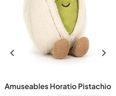 New JELLYCAT Amuseables Horatio Pistachio