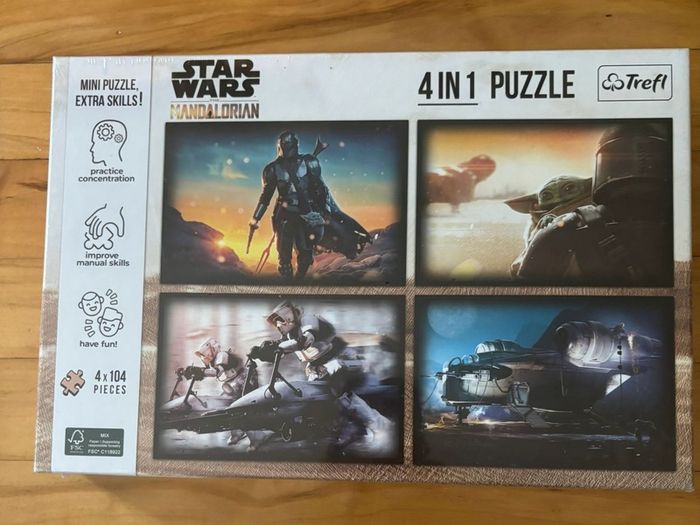 New Star Wars 4 in 1 jigsaw