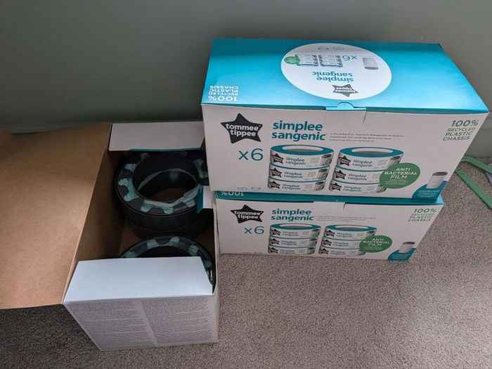 Tommee tippee simplee sangenic nappy bin refills