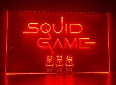 Squid Games Neon Light
