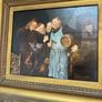 Painting oil on canvas Eduard Von Grutzner 1846-1925 unsigned Gold Gilt Frame Image 2