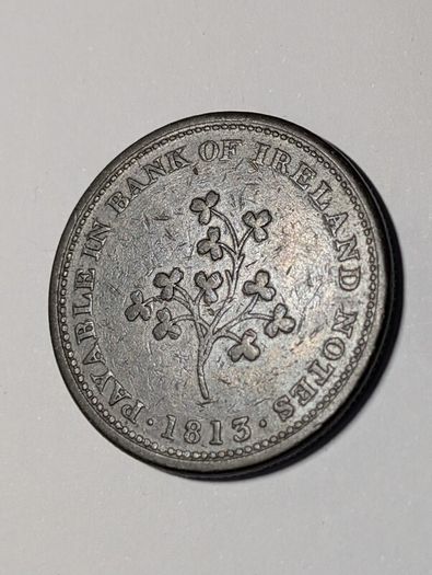 1813 Irish Token J Hilles Dublin