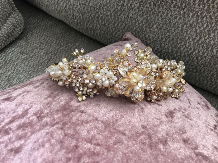 Handmade wedding headpiece / hair band