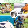 Tech Travel Solar Charger with USB Solar Panel Image 4