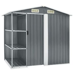 Garden Shed with Rack
