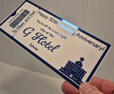 personalised tickets