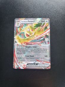 Team Rocket's Persian Ex Pokemon Card from Destined Rivals