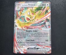 Team Rocket's Persian Ex Pokemon Card from Destined Rivals