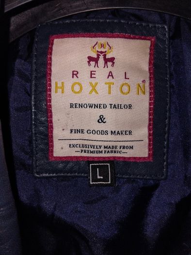 Real Hoxton Genuine Leather Jacket | Men's Large (L)