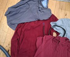 4  men's shirt and belt