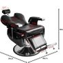 360 Tilt Hydraulic Hairdressing Chair for Professional Salon - Black and Brown 96 x 94 x 84 cm Image 2