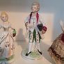 Vintage Porcelain Lady and Gentleman Figurine Set Image 4