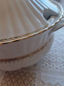 vintage ceramic soup serving vase