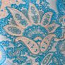 Ladies Aqua ,Turquoise &Gold Jacket by Watercolours Image 5