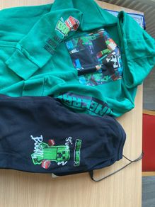 Minecraft track suit