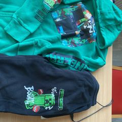 Minecraft track suit