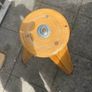 Vintage Industrial Theater Spotlight Floor Lamp on Wooden Tripod  Re-wired Image 9