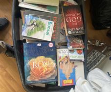 Huge box of Gardening Books
