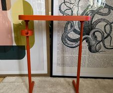 IKEA Laptop Stand Vibrant Orange Adjustable