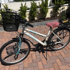 bike with basket lock & lights