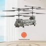 Helicopter, 2.4GHz Military Remote Control Helicopter, 3.5 Channel RC Airplane for Kid, 20 Mins Flight Time, One-Key Takeoff/Landing & LED Lights, Flying Plane Toys for Kids Ages 8 and up Image 4
