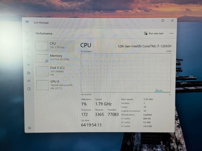 Gaming/Work Laptop RTX 4070 I7-12650H 16GB DDR5 Hasee