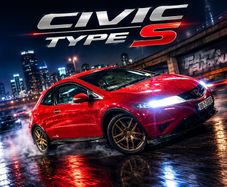 2009 Honda Civic Type S - Milano Red - fresh Nct
