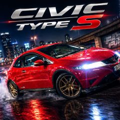 2009 Honda Civic Type S - Milano Red - fresh Nct