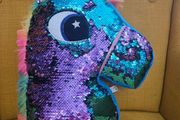 Unicorn Sequin Cushion