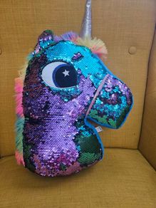 Unicorn Sequin Cushion