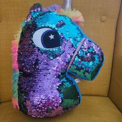 Unicorn Sequin Cushion