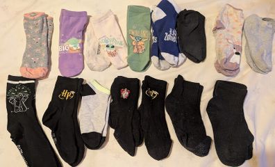 A bundle of socks age 8-10