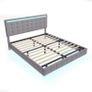 Bed frame. King Size Bed 160cmx200cm. New In Box With Usb Ports And Led Lights. Image 3