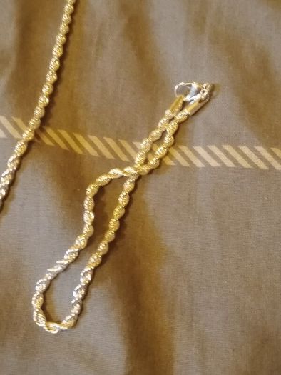 Silver Chain and Braclet