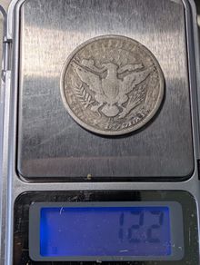 USA silver Half Dollar 1907