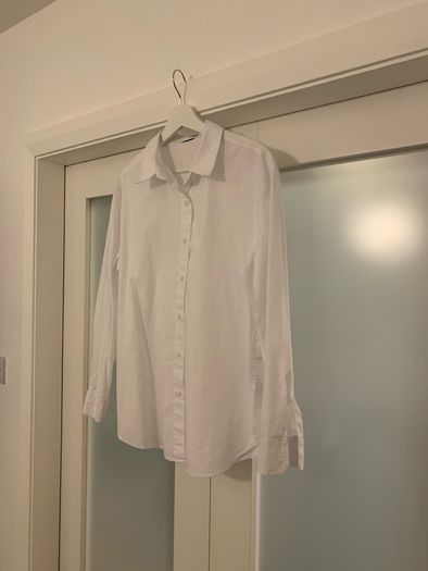 Bershka Mens Plain White Shirt