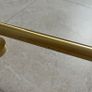 VOS Brushed Brass Towel Rail Image 3