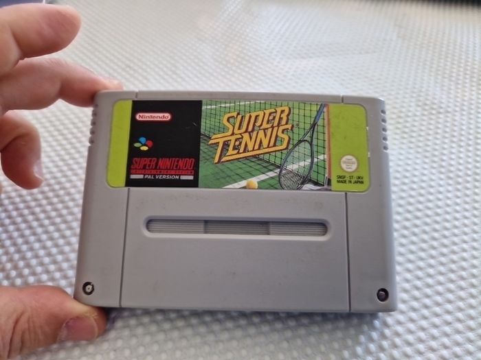 Super Tennis Snes Super Nintendo Arcade Retro Games Original