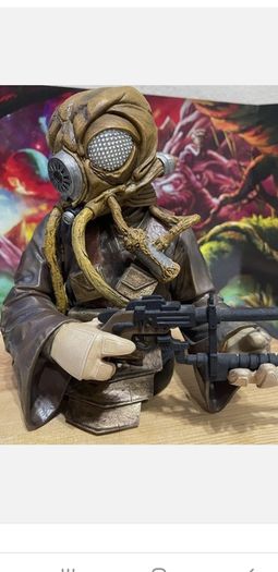 Star Wars Zuckuss Bounty Hunter Bust Gentle Giant Statue