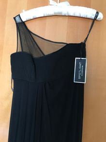 Black Full Length / Maxi Warehouse Dress- One Shoulder. Never Worn