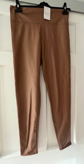 New Quiz Camel PU  Leggings