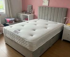 Double & King Size Bed Frame With Mattress